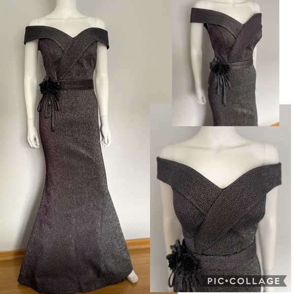 SALE🔥NWT LONG OFF-THE-SHOULDER PROM DRESS MERMAID WEDDING GOWN SPECIAL OCCASION - Picture 1 of 9